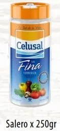 Celusal Sal Fina salero 250 g