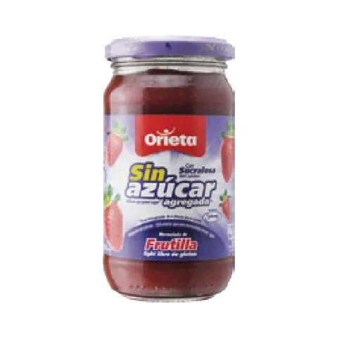 Orieta Mermelada de Frutilla Prolight sin azúcar frasco 340 g