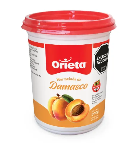 Orieta Mermelada de Damasco pote 500 g
