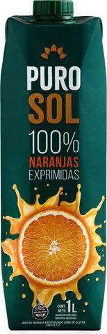 Puro Sol Jugo de Naranja 100% 1 L