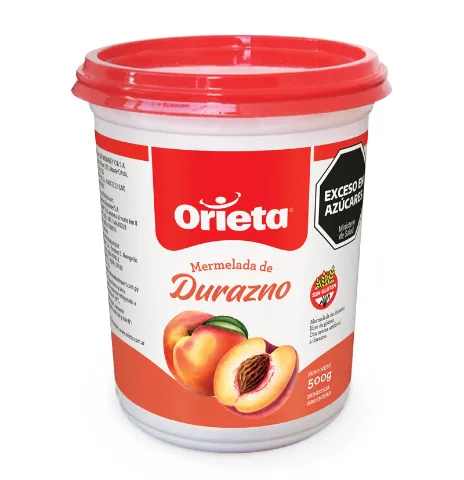 Orieta Mermelada de Durazno pote 500 g