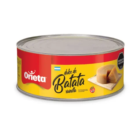 Orieta Dulce de Batata Vainilla lata 5 kg
