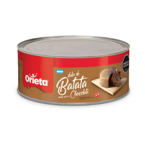 Orieta Dulce de Batata Vainilla con Cacao lata 5 kg
