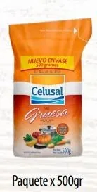Celusal Sal Gruesa paquete 500 g