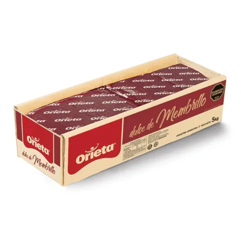 Orieta Dulce de Membrillo cajón 5 kg