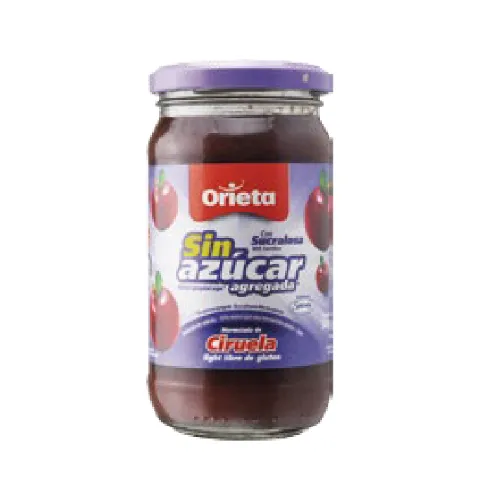 Orieta Mermelada de Ciruela Prolight sin azúcar frasco 340 g
